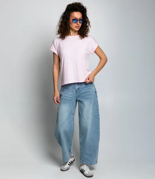 Футболка #КТ1016 (1)-1, светло-розовый