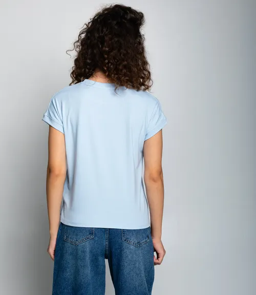 Футболка #КТ1016 (1)-1, голубой