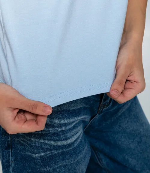 Футболка #КТ1016 (1)-1, голубой