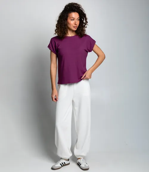 Футболка #КТ1016 (1)-1, фиолетовый