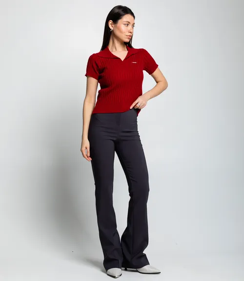 Футболка #КТ933 (3), тёмно-красный