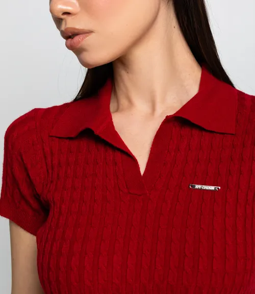 Футболка #КТ933 (3), тёмно-красный