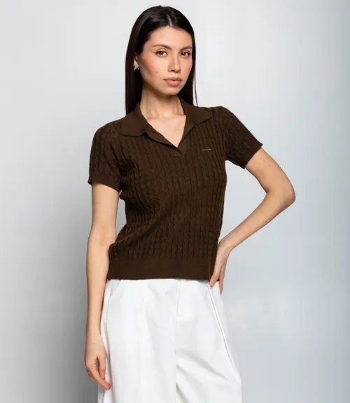 коричневый