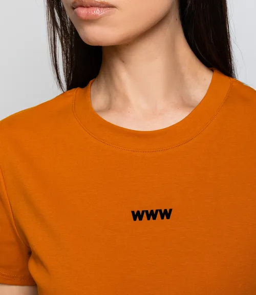 Футболка #КТ230, терракотовый