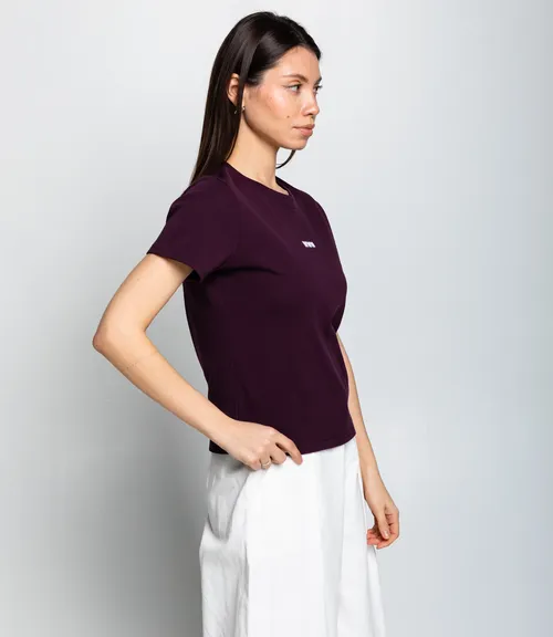 Футболка #КТ230, тёмно-фиолетовый