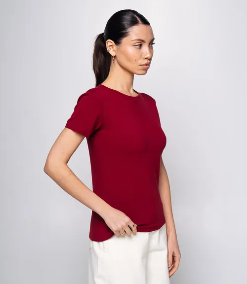 Футболка #КТ9005 (1), бордовый