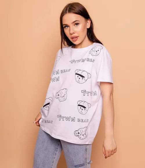 белый