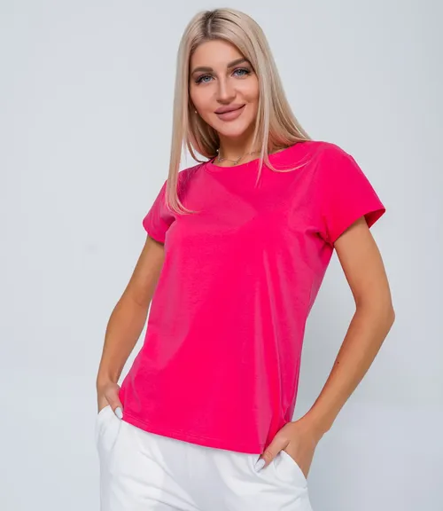 Футболка #КТ904 (1), малиновый