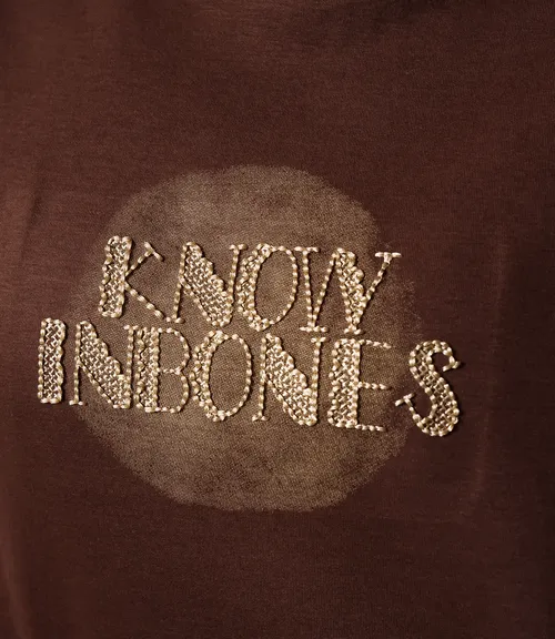 Футболка #КТ30815, шоколадный