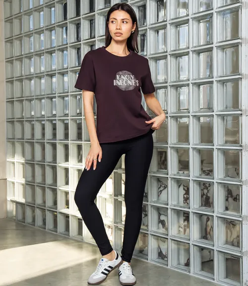 Футболка #КТ30815, сливовый