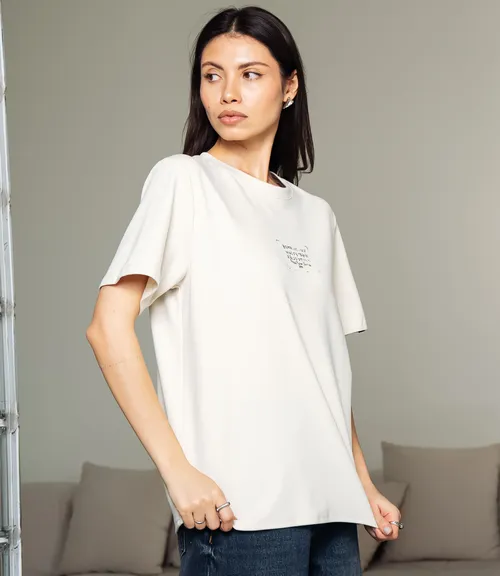 Футболка #КТ6115 (5), светло-бежевый