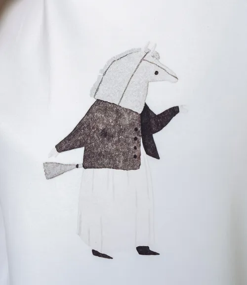 Футболка #КТ6126, белый