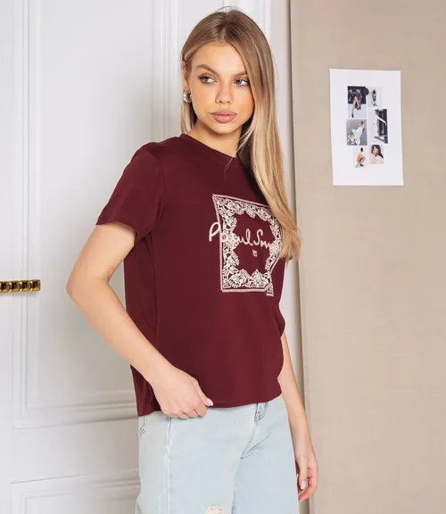 Футболка #КТ8812 (2), бордовый