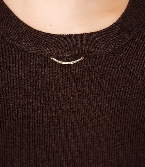 Футболка #КТ6002 (1), шоколадный