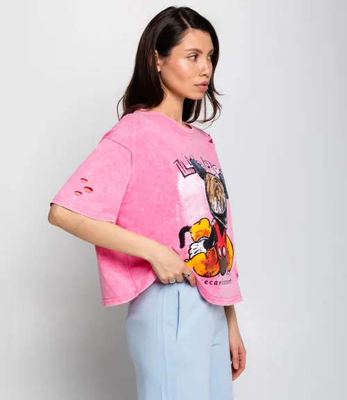 Футболка #КТ591 (1), розовый