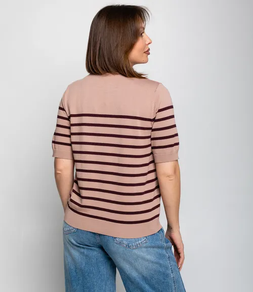 Футболка #ОКТ185002, капучино, шоколадный