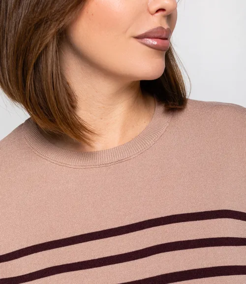 Футболка #ОКТ185002, капучино, шоколадный