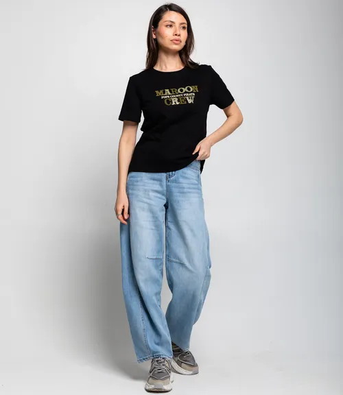 Футболка #КТ6626, чёрный