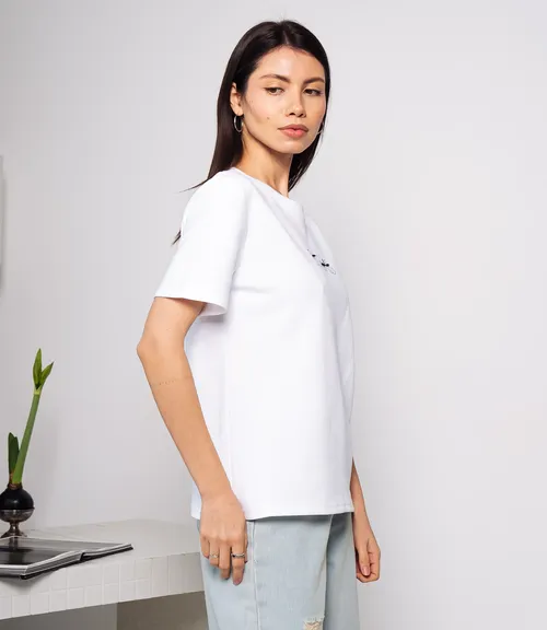 Футболка #КТ30816, белый