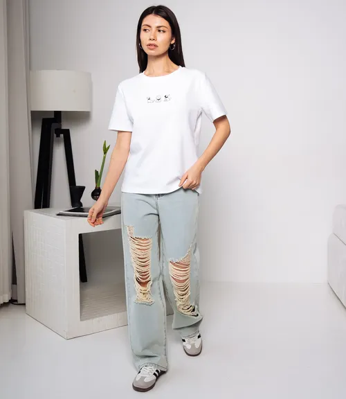 Футболка #КТ30816, белый