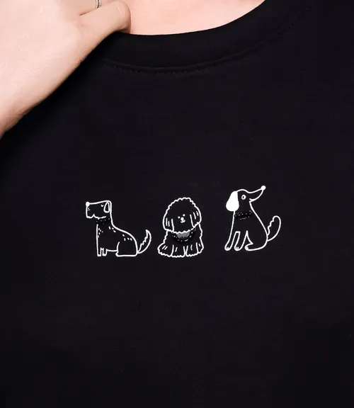 Футболка #КТ30816, чёрный