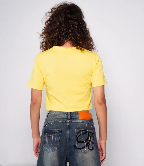 Футболка #КТ88813, жёлтый