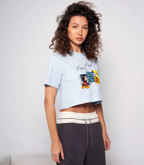 Футболка #КТ88813, голубой