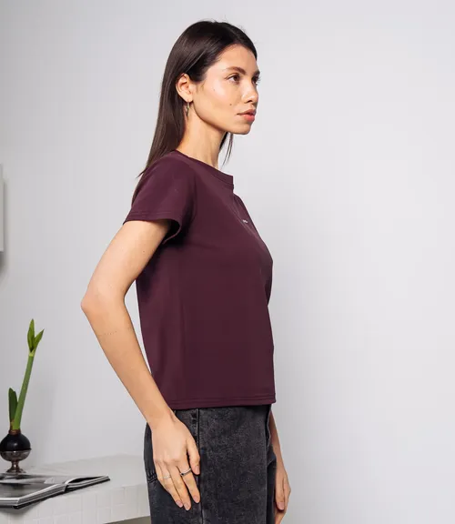 Футболка #КТ250362, сливовый