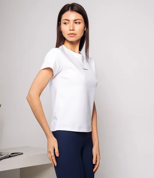 Футболка #КТ250362, молочный