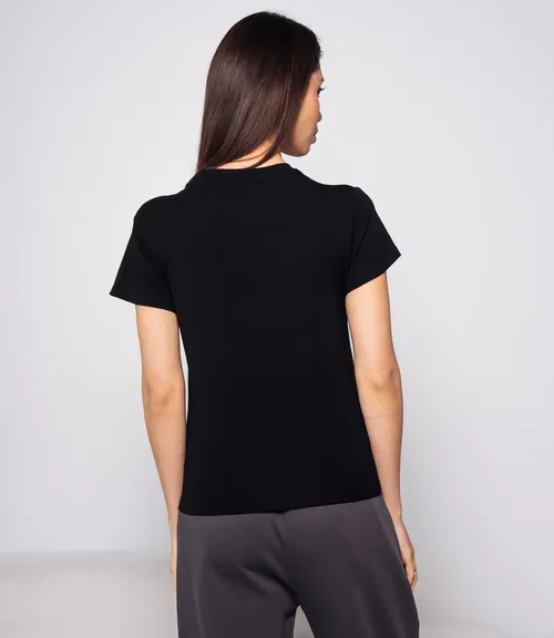 Футболка #КТ250362, чёрный