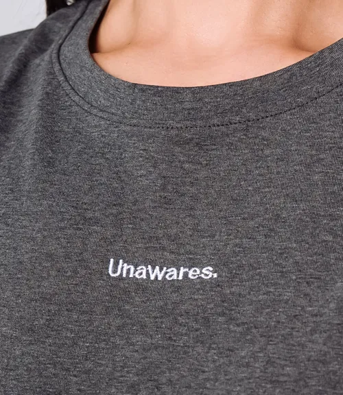 Футболка #КТ250362, тёмно-серый меланж