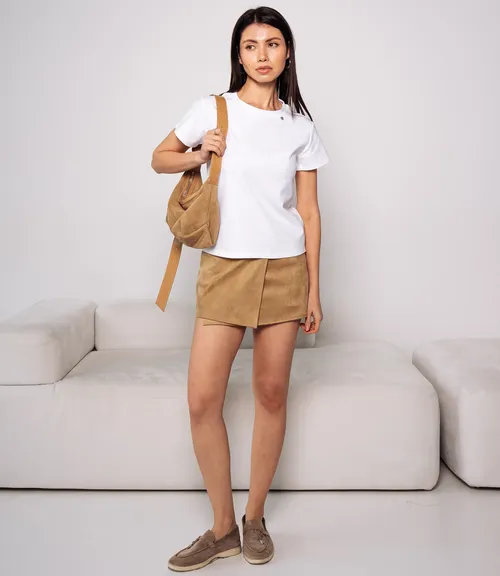 Футболка #КТ250360, молочный