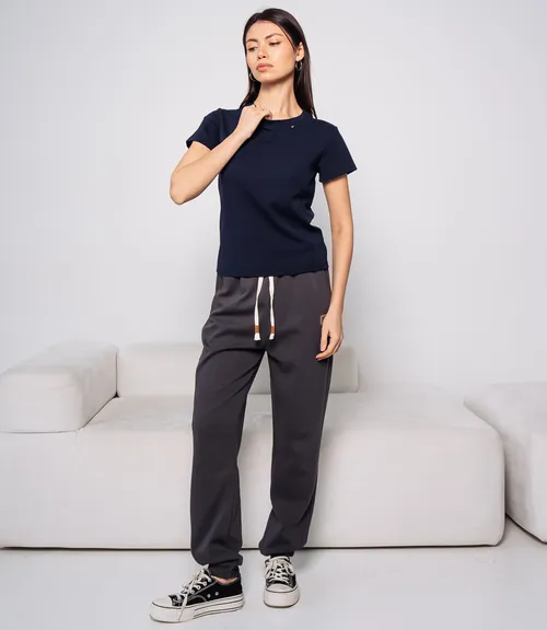 Футболка #КТ250360, тёмно-синий