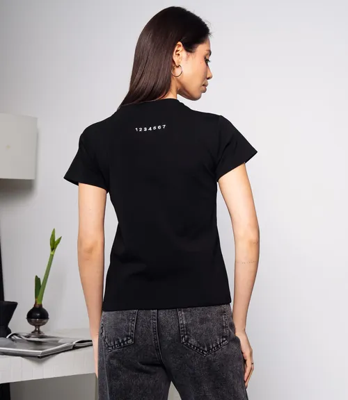 Футболка #КТ250360, чёрный