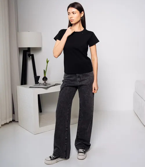 Футболка #КТ250360, чёрный