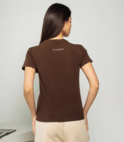 Футболка #КТ250360, тёмный хаки