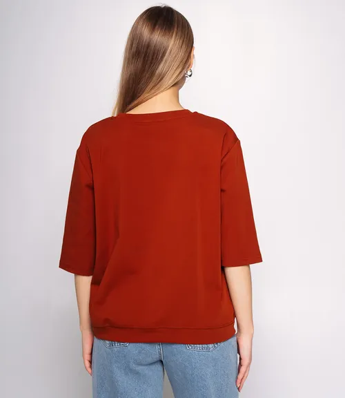 Футболка #КТ0467-51, терракотовый