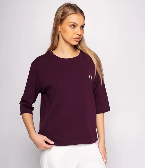 Футболка #КТ0467-51, фиолетовый