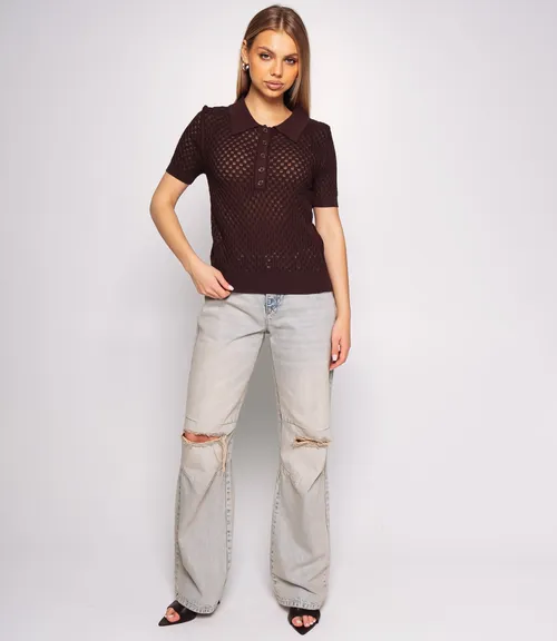 Футболка #КТ812 (8), шоколадный