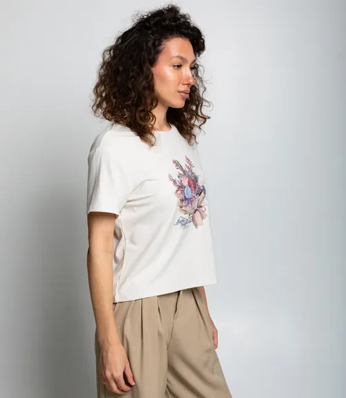 Футболка #КТ511 (5), светло-бежевый