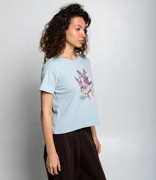 Футболка #КТ511 (5), голубой