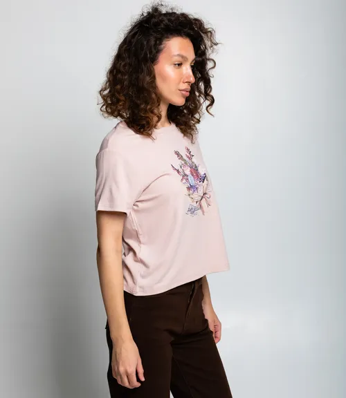 Футболка #КТ511 (5), пудровый