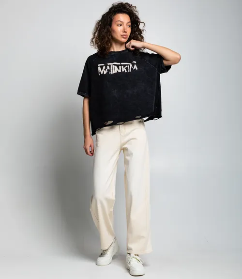 Футболка #КТ01537, чёрный