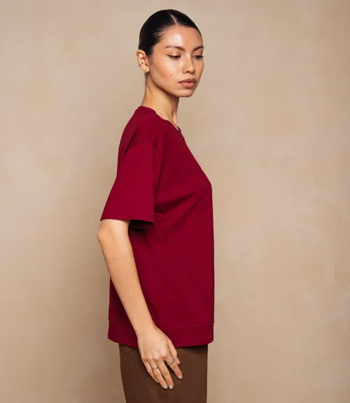 Футболка #КТ1062 (2), бордовый