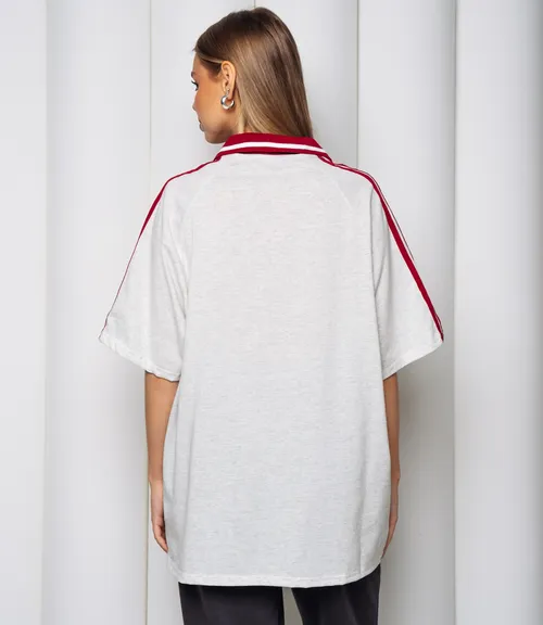 Футболка #КТ1716, светло-серый меланж