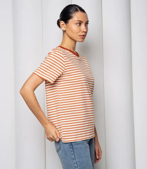 Футболка #КТ8355, терракотовый