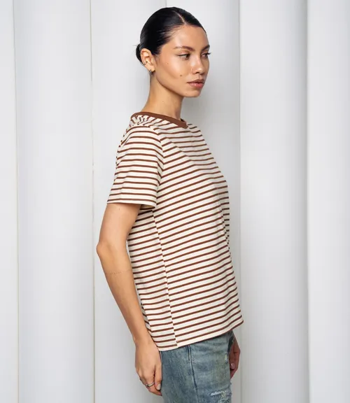 Футболка #КТ8355, коричневый