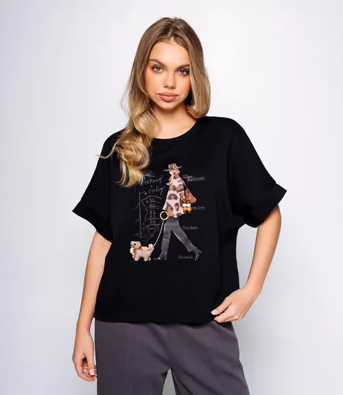 Футболка #КТ1907 (1), чёрный