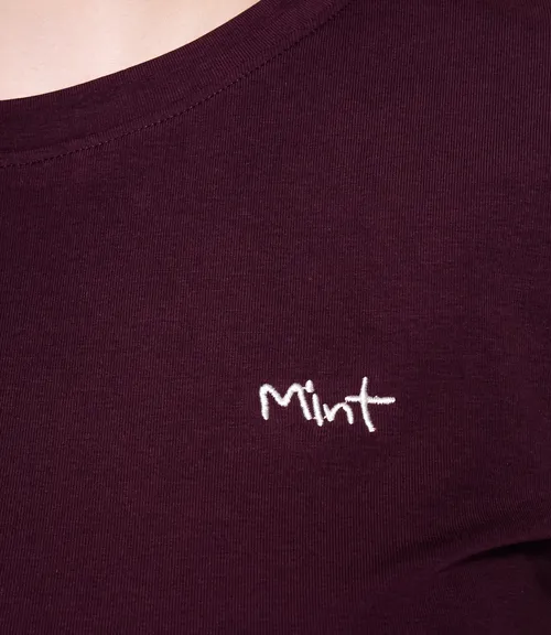 Футболка #КТ250365, сливовый