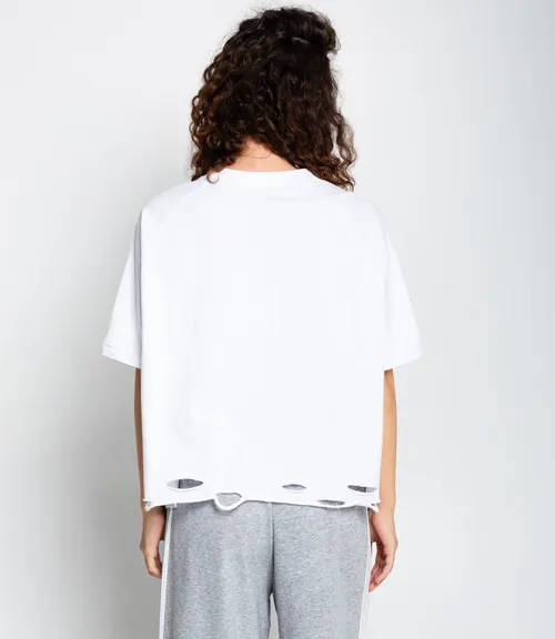 Футболка #КТ1683, белый